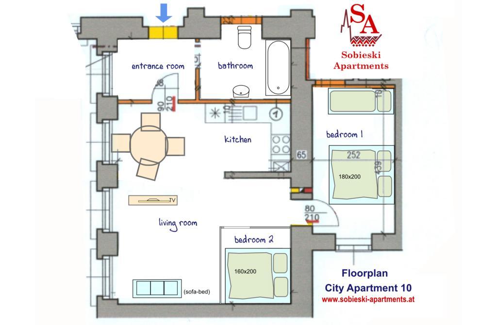 Sobieski Center Apartments Viena Exterior foto